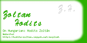 zoltan hodits business card